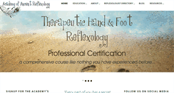 Desktop Screenshot of academyofancientreflexology.com